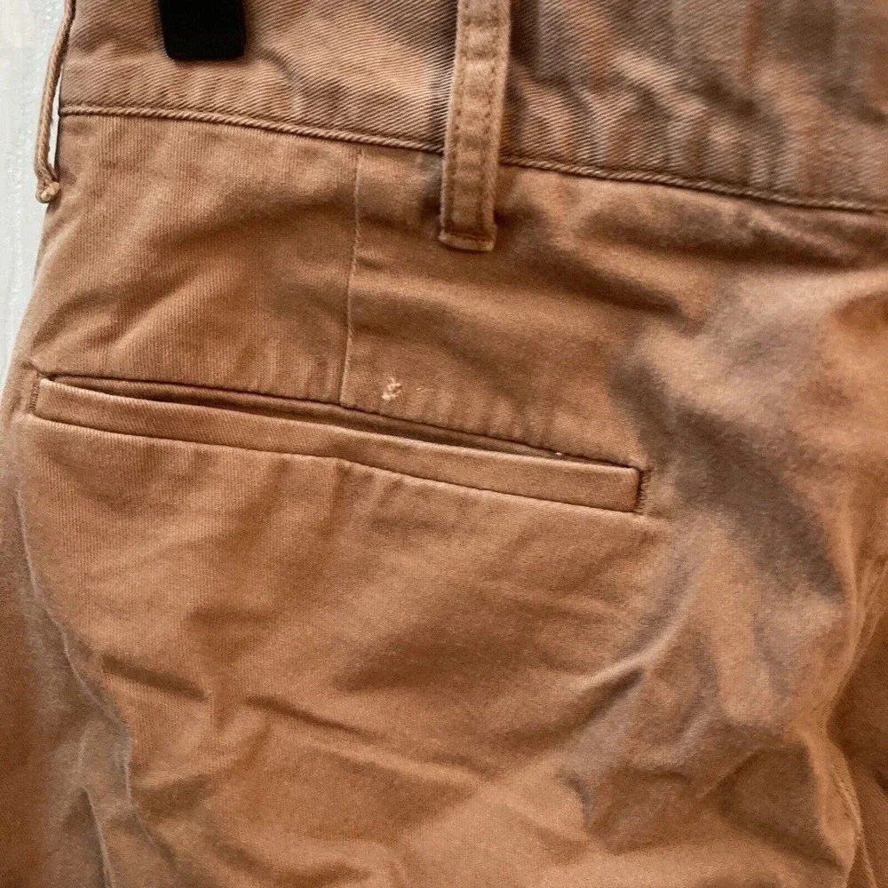 MEN'S J Crew Mercantile Flex Pants Slim Fit Size 30x32 Brown‎ Khaki Stretch
